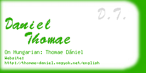daniel thomae business card